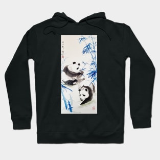 Blue Bamboo Panda Hoodie